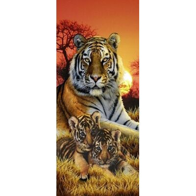 Moments Haft Diamentowy Tygrysia Rodzina 3 50X110 Cm Moments Haft Diamentowy Tygrysia Rodzina 3 50X110 Cm