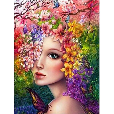 Moments Haft Diamentowy Wiosenna Kobieta 45x55 cm Moments Haft Diamentowy Wiosenna Kobieta 45x55 cm