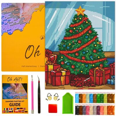Oh Art! Haft Diamentowy z Ramką Diamond Painting 5D Mozaika Świąteczna 30x40 OhArt! Oh Art! Haft Diamentowy z Ramką Diamond Painting 5D Mozaika Świąteczna 30x40 OhArt!