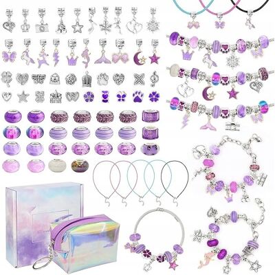 TRS Homgaty - Zestaw Biżuterii Diy Dla Dziewczynek 6-12 Lat, Charms Bransoletki TRS Homgaty - Zestaw Biżuterii Diy Dla Dziewczynek 6-12 Lat, Charms Bransoletki