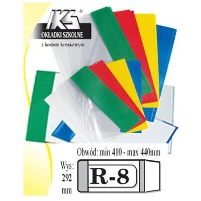 IKS, zestaw okładek regulowanych, 1 sztuka, mix IKS, zestaw okładek regulowanych, 1 sztuka, mix