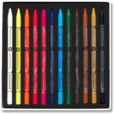 Introductory Set Pastel Pencils Sennelier, Zestaw 12 Kolory Introductory Set Pastel Pencils Sennelier, Zestaw 12 Kolory