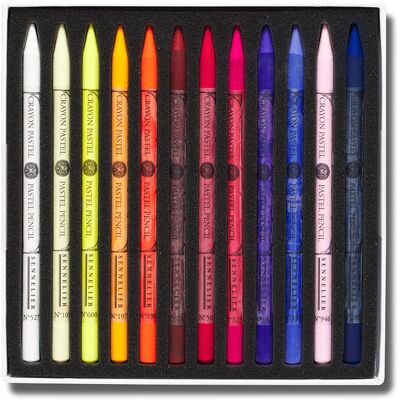 Introductory Set Pastel Pencils Sennelier, Zestaw 24 Kolory Introductory Set Pastel Pencils Sennelier, Zestaw 24 Kolory