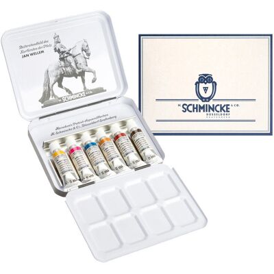Schmincke Jan Wellem Retro Set – akwarele w tubce Horadam 6 x 5 ml Schmincke Jan Wellem Retro Set – akwarele w tubce Horadam 6 x 5 ml