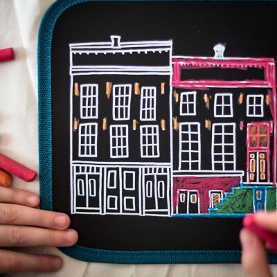 Jaq Jaq Bird Color It Book Amsterdam - Kolorowanka Wielokrotnego Użytku 3+ Jaq Jaq Bird Color It Book Amsterdam - Kolorowanka Wielokrotnego Użytku 3+