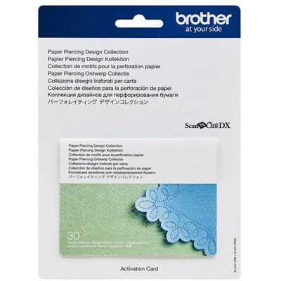 Brother Karta 30 wzorów do dziurkowania papieru - ScanNCut SDX Brother Karta 30 wzorów do dziurkowania papieru - ScanNCut SDX