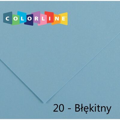 Canson Karton Colorline 50x65 150g 25a/Ryza Błękitny 20 200041019 Canson Karton Colorline 50x65 150g 25a/Ryza Błękitny 20 200041019