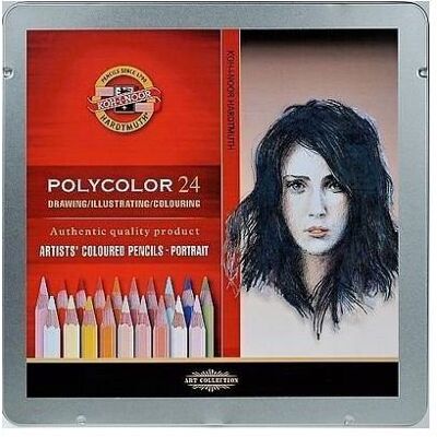 KOH-I-NOOR Portret 24 Kolorowe kredki - Kredki KOH-I-NOOR Portret 24 Kolorowe kredki - Kredki