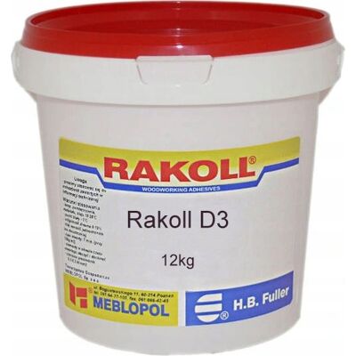 Klej do drewna wodoodporny Rakoll D3 12kg Klej do drewna wodoodporny Rakoll D3 12kg