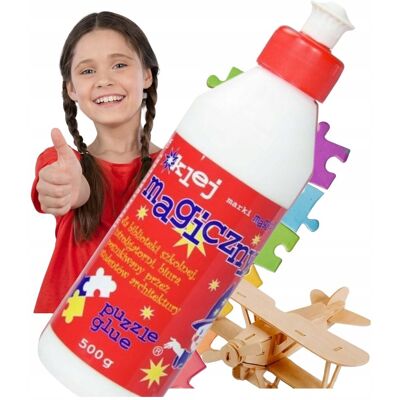Klej Magic w Butelce 500g KAMABEN Introligatorski Szkolny Domu Biurowy 1szt Klej Magic w Butelce 500g KAMABEN Introligatorski Szkolny Domu Biurowy 1szt