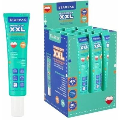 Starpak Klej magiczny XXL z aplikatorem 45g tuba (16szt) Starpak Klej magiczny XXL z aplikatorem 45g tuba (16szt)