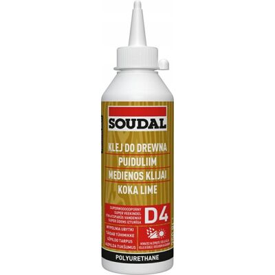 Klej Superwodoodporny Do Drewna 66A 750Ml Soudal Klej Superwodoodporny Do Drewna 66A 750Ml Soudal
