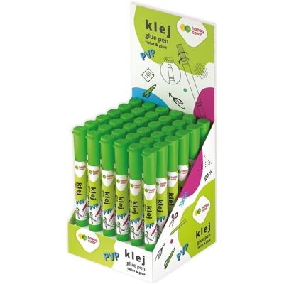 Inny producent Klej w pisaku 9mm PVP (36szt) HAPPY COLOR Inny producent Klej w pisaku 9mm PVP (36szt) HAPPY COLOR