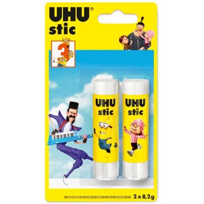 UHU Klej w sztyfcie, Minionki, 2 sztuki UHU Klej w sztyfcie, Minionki, 2 sztuki
