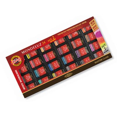 Koh i noor Koh-I-Noor, Farby akwarelowe Mondeluz 01636/3 II, 24szt Koh i noor Koh-I-Noor, Farby akwarelowe Mondeluz 01636/3 II, 24szt