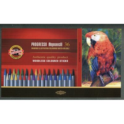 Koh-I-Noor Akwarelowe Kredki Progresso 36 - Kredki akwarelowe Koh-I-Noor Akwarelowe Kredki Progresso 36 - Kredki akwarelowe