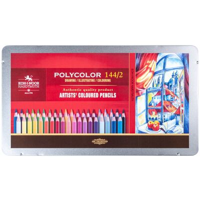Koh-i-Noor, Kredki ołówkowe Polycolor, 144 sztuki Koh-i-Noor, Kredki ołówkowe Polycolor, 144 sztuki