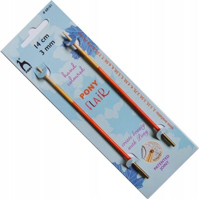 Końcówki Drutów 14cm 3mm Pony Flair 68101 Do Łączenia Z Żyłką Końcówki Drutów 14cm 3mm Pony Flair 68101 Do Łączenia Z Żyłką