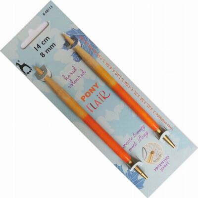 Końcówki Drutów 14cm 8mm Pony Flair 68113 Do Łączenia Z Żyłką Końcówki Drutów 14cm 8mm Pony Flair 68113 Do Łączenia Z Żyłką