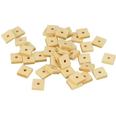 Inny producent Koralik drewniany kwadratowy 10x3,3mm 50 sztuk - Artémio Brown Inny producent Koralik drewniany kwadratowy 10x3,3mm 50 sztuk - Artémio Brown