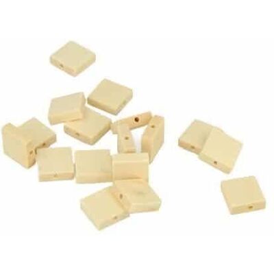 Inny producent Koralik drewniany kwadratowy 15x4,7mm 30 sztuk - Artémio Brown Inny producent Koralik drewniany kwadratowy 15x4,7mm 30 sztuk - Artémio Brown