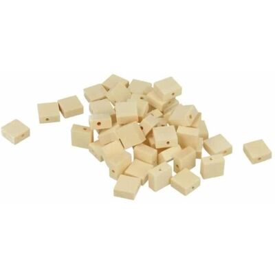 Inny producent Koralik drewniany płaski kwadratowy 10x4,7mm 50 sztuk - Artémio Brown Inny producent Koralik drewniany płaski kwadratowy 10x4,7mm 50 sztuk - Artémio Brown