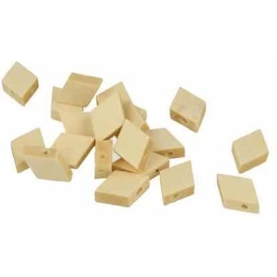 Inny producent Koralik drewniany romb 19x12,8mm 20 sztuk - Artémio Brown Inny producent Koralik drewniany romb 19x12,8mm 20 sztuk - Artémio Brown