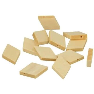Inny producent Koralik drewniany w kształcie rombu 29x19,5mm 12 sztuk - Artémio Brown Inny producent Koralik drewniany w kształcie rombu 29x19,5mm 12 sztuk - Artémio Brown