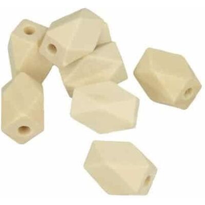Inny producent Koralik drewniany wielokątny 10,6x15,8mm 8 sztuk - Artémio Brown Inny producent Koralik drewniany wielokątny 10,6x15,8mm 8 sztuk - Artémio Brown