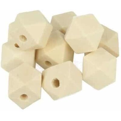 Inny producent Koralik drewniany wielokątny 15mm 10 sztuk - Artémio Brown Inny producent Koralik drewniany wielokątny 15mm 10 sztuk - Artémio Brown