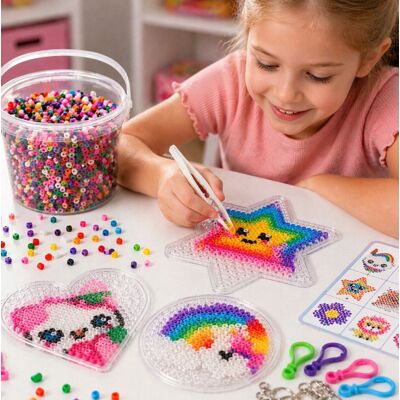 R2 Invest KORALIKI DO PRASOWANIA 6800 EL. ZESTAW KREATYWNY PIXEL ART DIY DLA DZIECI R2 Invest KORALIKI DO PRASOWANIA 6800 EL. ZESTAW KREATYWNY PIXEL ART DIY DLA DZIECI