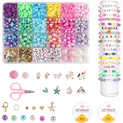 Inny producent Koraliki Okrągłe 3mm Zestaw 24 Kolory Litery Diy Biżuteria 0.23kg Inny producent Koraliki Okrągłe 3mm Zestaw 24 Kolory Litery Diy Biżuteria 0.23kg