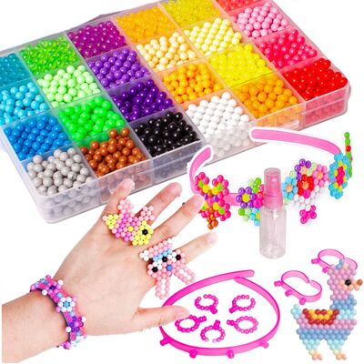 Doris Koraliki wodne zestaw Magic Beads do biżuterii ozdób, 3500 elementów Doris Koraliki wodne zestaw Magic Beads do biżuterii ozdób, 3500 elementów