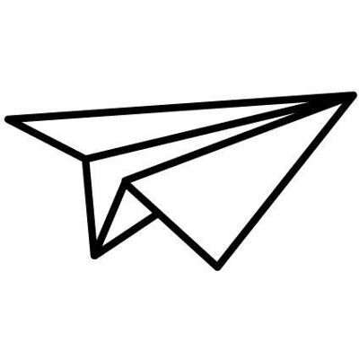 Inny producent Kreatywne ziarno - Drewniany znaczek - samolot origami Inny producent Kreatywne ziarno - Drewniany znaczek - samolot origami