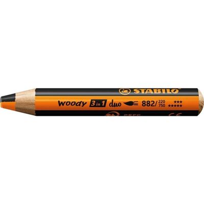 STABILO Woody 3 w 1 Duo - Zestaw kredek 5 szt. STABILO Woody 3 w 1 Duo - Zestaw kredek 5 szt.