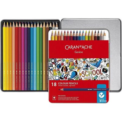Simpler Kredki akwarelowe Caran dAche 18 sztuk Simpler Kredki akwarelowe Caran dAche 18 sztuk