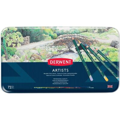 Kredki artystyczne artist komplet 72 kolorów Derwent 32097 Kredki artystyczne artist komplet 72 kolorów Derwent 32097