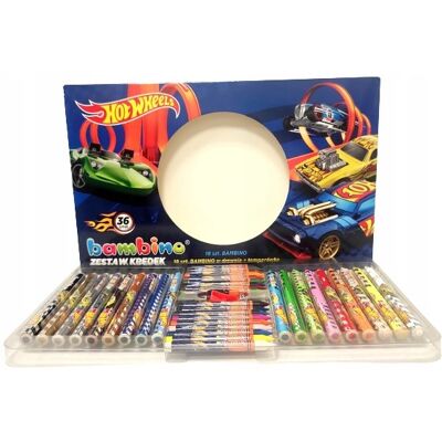 St.Majewski Kredki Bambino 36 Szt+Temperówka Zestaw Hot Wheels St.Majewski Kredki Bambino 36 Szt+Temperówka Zestaw Hot Wheels