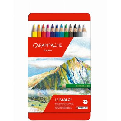 Kredki Caran d'Ache Pablo 12 Kolorów Kredki Caran d'Ache Pablo 12 Kolorów