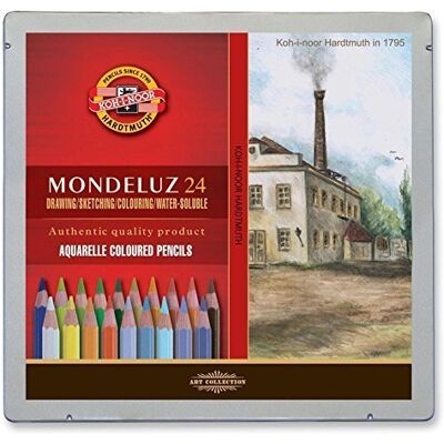 Koh-I-Noor Kredki Mondeluz, 24 kolory Koh-I-Noor Kredki Mondeluz, 24 kolory