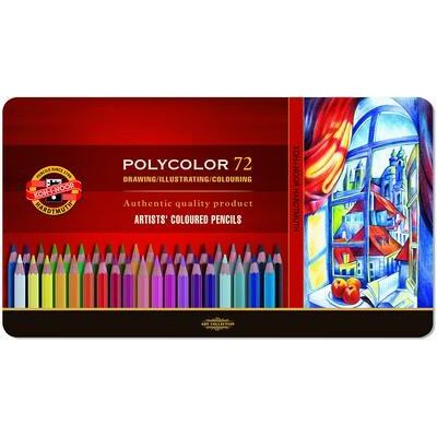 Koh-I-Noor Kredki Polycolor 72 Kolorów Koh-I-Noor Kredki Polycolor 72 Kolorów