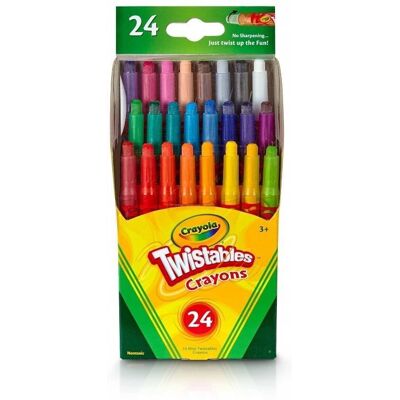- Kredki świecowe Twistables 24 kolory Crayola - Kredki świecowe Twistables 24 kolory Crayola