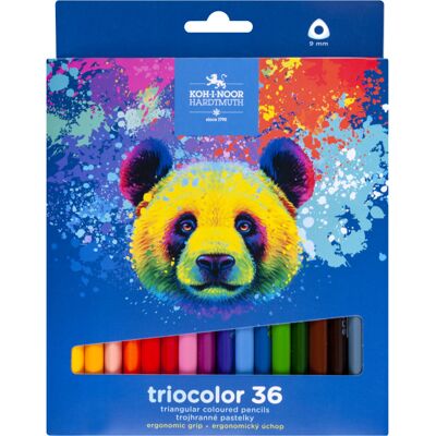 Koh-i-Noor Model Triocolor Kredki - Kredki Koh-i-Noor Model Triocolor Kredki - Kredki