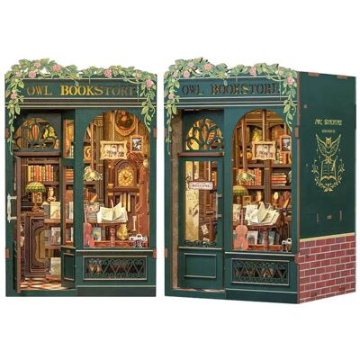HABARRI Księgarnia pod sową Miniaturowy domek między książki Book Nook CuteBee Książka Czary Mini HABARRI Księgarnia pod sową Miniaturowy domek między książki Book Nook CuteBee Książka Czary Mini