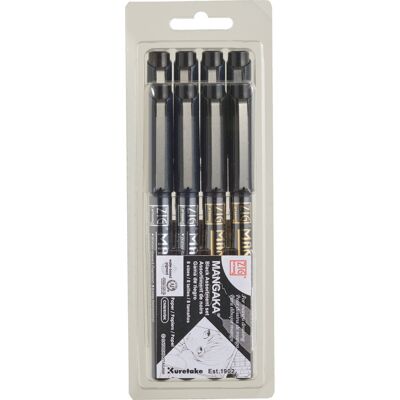 Kuretake Cienkopisy, Mangaka, 8 Sztuk Kuretake Cienkopisy, Mangaka, 8 Sztuk