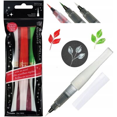 Kuretake Pisaki Brush Pen Brokatowe Wink Of Stella Kuretake Pisaki Brush Pen Brokatowe Wink Of Stella