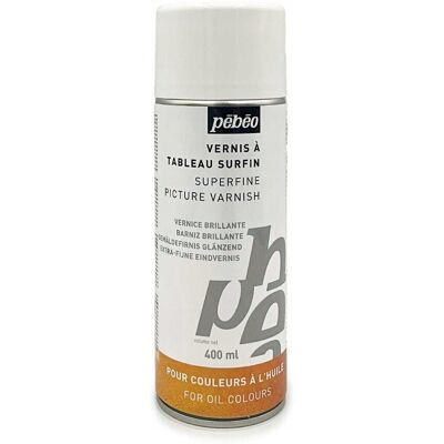 Lakier, werniks do farb olejnych Pebeo spray połysk 400ml Lakier, werniks do farb olejnych Pebeo spray połysk 400ml