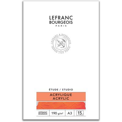 Lefranc Bourgeois - Blok do akrylu A4 - 190 kartek Lefranc Bourgeois - Blok do akrylu A4 - 190 kartek