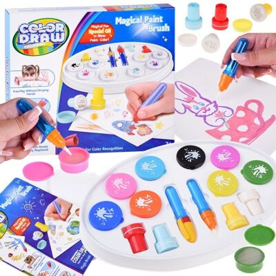 JOKOMISIADA Magiczny pędzel wodny Color Draw - zestaw do malowania wodą + akces. ZA5768 JOKOMISIADA Magiczny pędzel wodny Color Draw - zestaw do malowania wodą + akces. ZA5768
