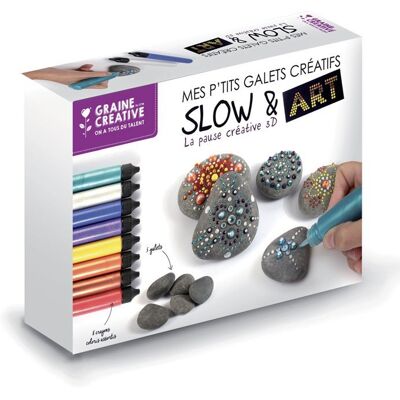 Creative Malowanie kropkami na Kamieniach 8 kol. Creative Malowanie kropkami na Kamieniach 8 kol.